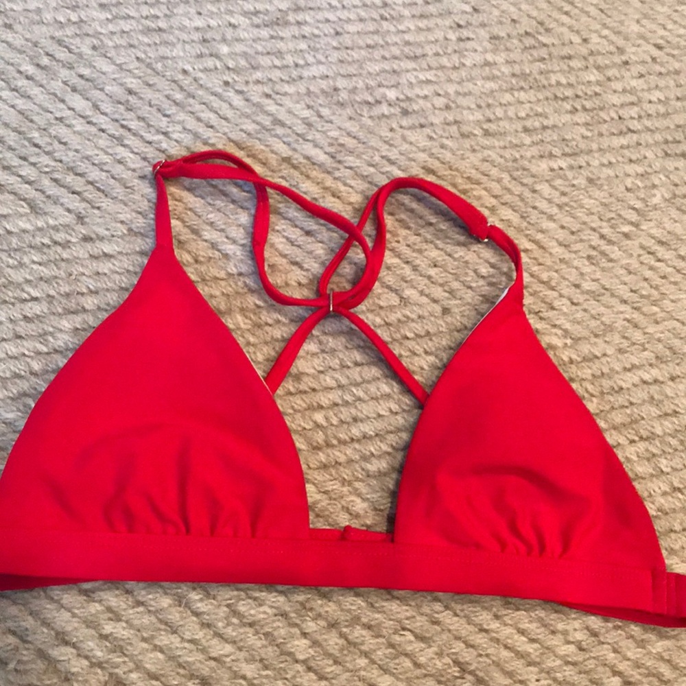 Nasty Gal Red Bikini Top